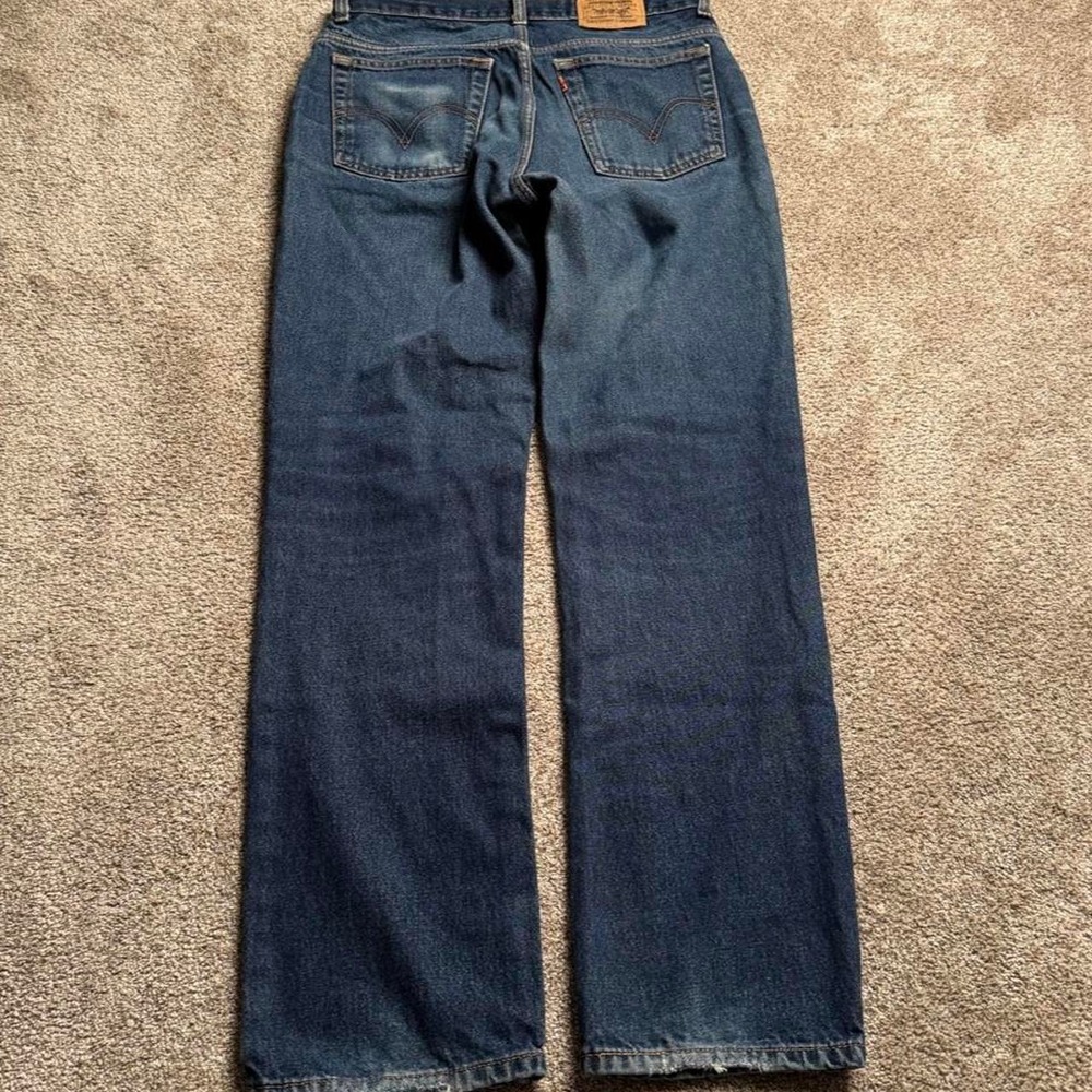 VINTAGE FADED LEVI'S ORANGE TAB STRAIGHT CUT DENIM